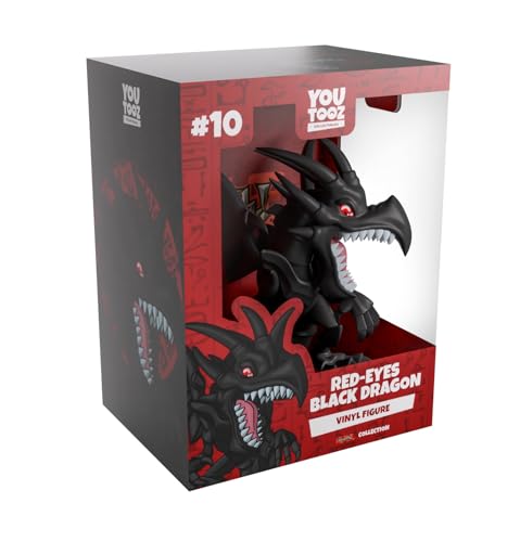 Image of Youtooz Red-Eyes Black Dragon 4.4 inch Vinyl Figure - Collectible Red-Eyes Black Dragon from Yu-Gi-Oh! Anime Series
