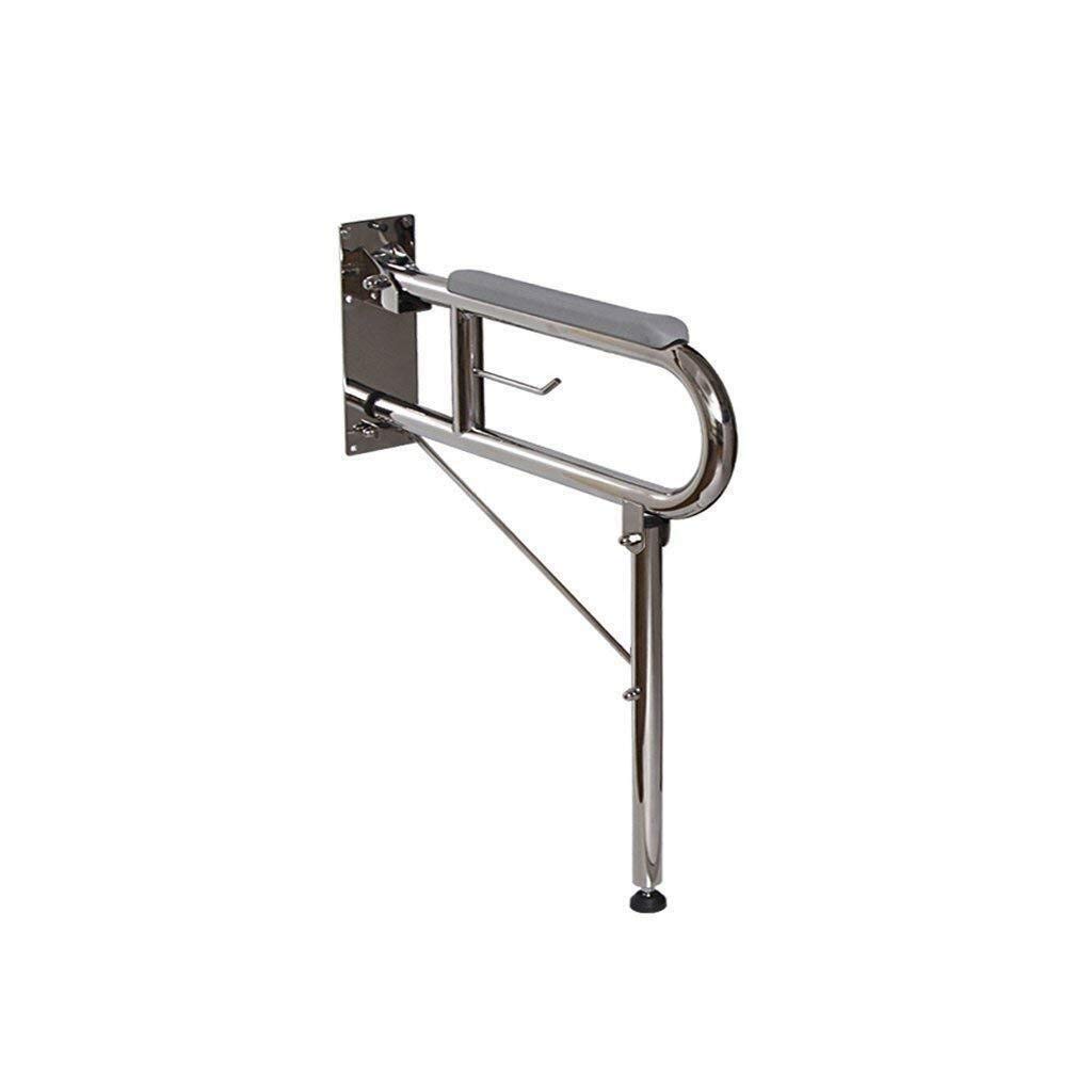 Httgdgdh Women's Toilet Assist Safety Grab Rails,Toilet Handrail With Anti-Slip Grip,304 Stainless Steel Elderly Disabled Pregnant Handrails,Bathroom Armrest