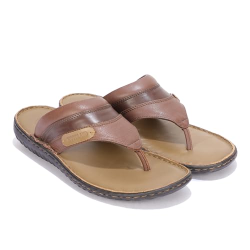 Image of Woodland Men's Leather Slippers