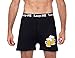 Lazy Me Men's Funny Novelty Boxer Shorts Humorous Underwear, Gag Gifts for Him, Black - BBQ, Size XX-Large