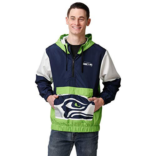 FOCO NFL Mens Warm-Up Windbreaker - XXL