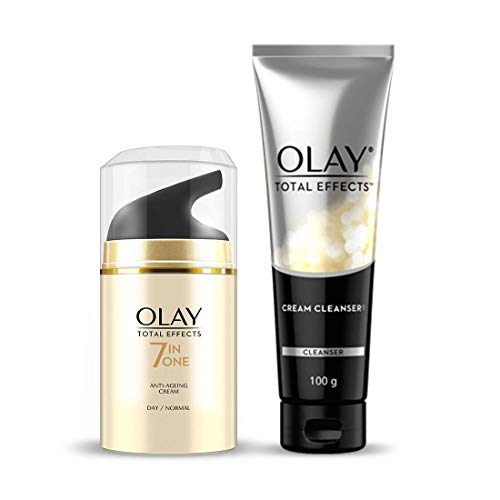 Image of Olay Combo Pack Total Effects 7 in 1 (Day Cream, 50 g & Cleanser, 100g)