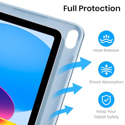 Funda teclado para iPad 11 y 10.9: escribe rápido y sin fallos con panel táctil 4