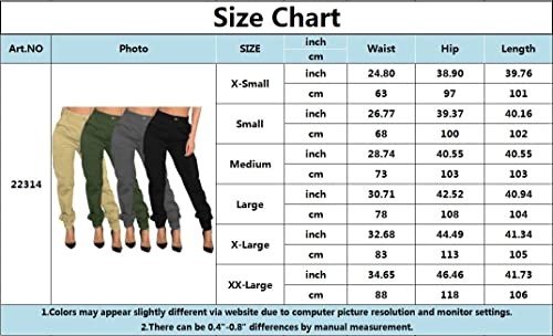 Black Cargo Pants Womens Joggers Pants With Pockets Slim Outdoor Hiking Lounge Sweatpants Athletic Works Pants #TOP2