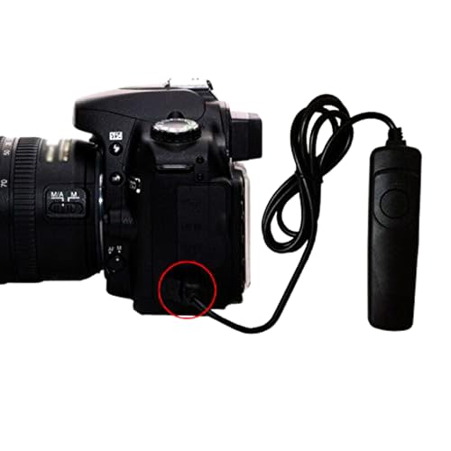 Image of RS-60E3 Remote Switch Shutter Release Cable for Canon 80D /77D /200D /760D /800D /1500D | Wired Remote Control for Long Exposure, Continuous Shooting & Stable Photography