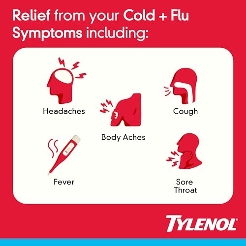 Tylenol Daytime Cold & Flu Liquid Gels, 325 mg Acetaminophen, 24 ct - image 2