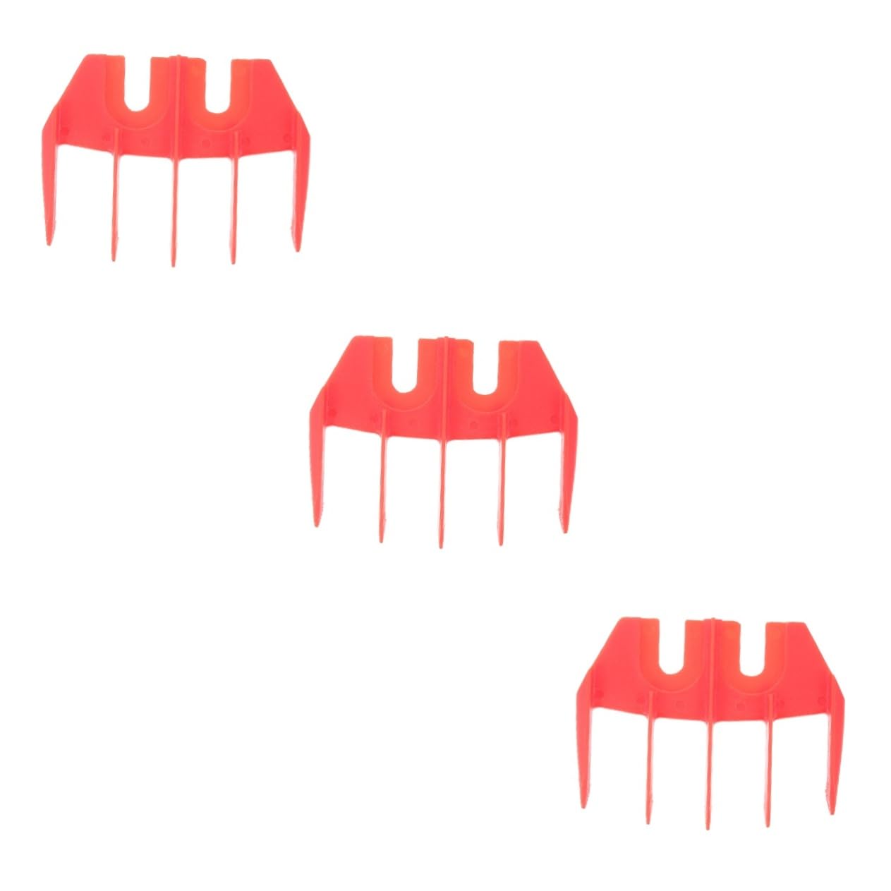 ibasenice 3pcs Ergonomic Sheepskin Trimmer Guide Measuring Ruler Easy to Clean Attachment Shaver for Goats