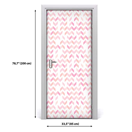 Etiqueta de la puerta 70x200 cm extraíble DIY con diseño de espiga autoadhesiva 4