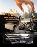 AINOPE Phone Holder for Car Vent【2026 Auto Lock】 Car Phone Holder Mount for Car Accesorries for Women Men Mom, Cell Phone Holder Car Vent Clip Hand Free for All 4-7 Inch iPhone 17 16 Pro Samsung S25