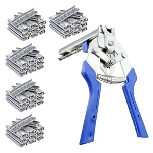 MFYOUPK M-Käfigclips Zaun-Heftklammern Zange