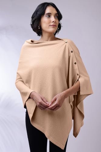 Image of Zelena Cotton Bamboo Blend Premium Nursing Cover for Breastfeeding | Breastfeeding Cover for Mothers | Feeding Shawl for Mother | Feeding Cloth | Breathable Nursing Covers (Champagne)