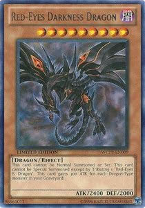 Red-Eyes Darkness Dragon WCPP-EN009 Rare Englisch Near Mint Unlimitiert - World Championship 2010 Card Pack - mit ReCollectibles-Versandschutz - für Yu-Gi-Oh!