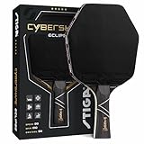 STIGA Cybershape Eclipse Ping Pong Paddle – Professional Performance Table Tennis Racket - Hexagon Shape Tournament-Quality Paddle for Spin, Speed, and Control