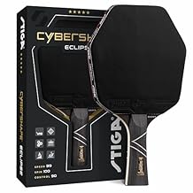 STIGA Cybershape Eclipse Ping Pong Paddle Professional Performance Table Tennis Racket - Hexagon Shape Tournament-Quality Paddle for Spin, Speed, and Control