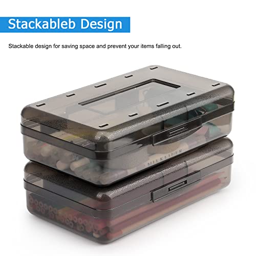 Image of Tamaki 1 Pack Plastic Pencil Box Large Capacity, Black