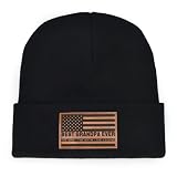 Fathers Day Birthday Gifts Beanies Best Grandpa Ever American Flag Beanie Father's Day Christmas Valentines Gift Ideas for Grandpas