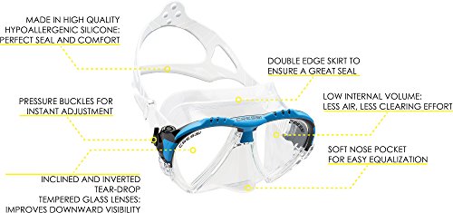 Cressi Matrix Taucherbrille für Tauchen und Schnorcheln