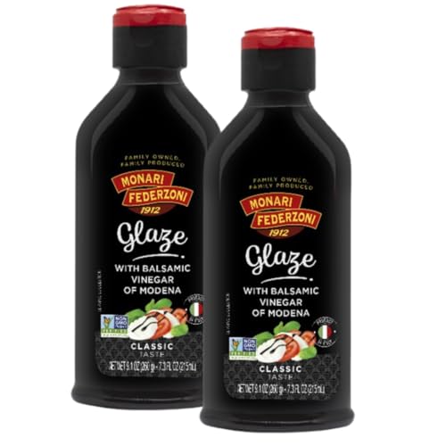 Monari Federzoni Glaze with Balsamic Vinegar of Modena, Product of Italy, Traditional Taste, 9.1 oz (2 Pack)