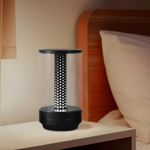 Veilleuse tactile LED esthétique et lampe nomade effet bougie chaleureuse - 3