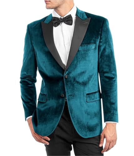 Men Blazer Jacket Casual Velvet Suit Formal Men Tuxedo Blazer for Men Fashion Dinner Party with Tie