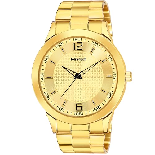 Image of HMXT-138 Glorious Gold Series Men's Elegance and Exceptional Performance| Fashionable and Styish Analog Watch - Perfectly Suited for Every Occasion, from Casual to Formal Wear