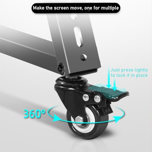 Soporte móvil para TV de 32-70 pulgadas ajustable en ángulo miniatura 2