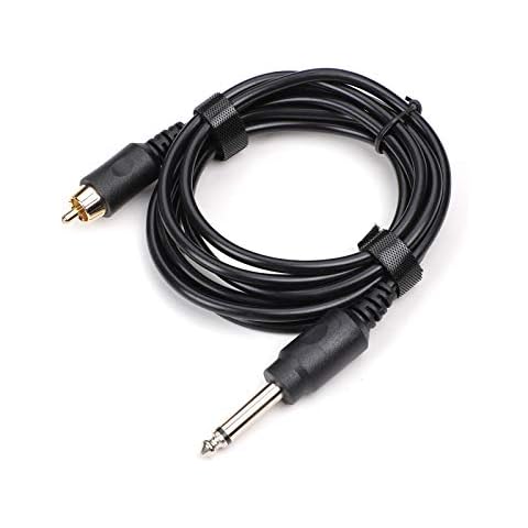 STIGMA Silicone RCA Tattoo Clip Cord for Tattoo Machine 2M Pure Copper Cable Black P351 Cover