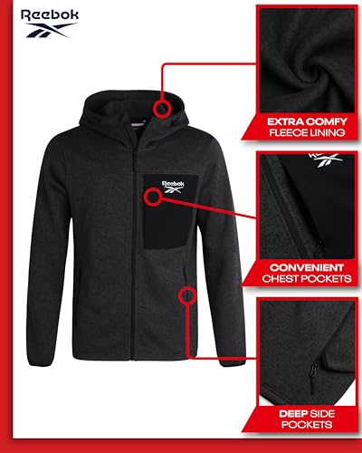 Forro polar Hombre Reebok M Fleece Sweater Jkt chaqueta deportiva de abrigo 2