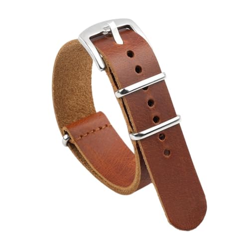 Bracelet de montre en cuir marron rétro : remplacez votre vieux bracelet usé