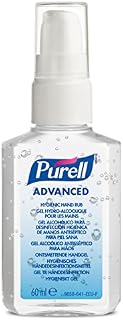 PURELL ADVANCED HAND SANITISER GEL 60mL, Portable Pump Bottle. Hand Sanitizer Gel kill 99.99% of most common germs. 70% alcohol formulation with moisturisers