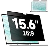 Magnetic Laptop Privacy Screen 15.6 Inch 16:9, Removable Matte Anti Glare Blue Light Filter - Computer Privacy Shield for 15.6in Laptop