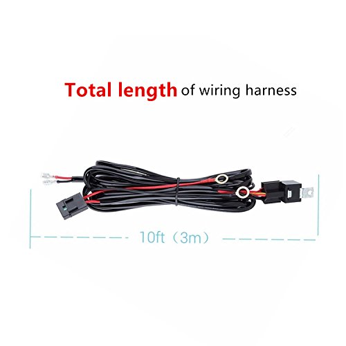 Qdy Remote Wiring Harness For Led Light Bar With 12V 40A One Line Kit On/Off Switch Relay For Work Lights Off Road Fog Driving Lights(Remote Control) #TOP2