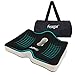 Feagar Cuscini per Sedie Ortopedico, Cuscino Coccige Memory Foam, Cuscino Ergonomico Sedile per Auto, Ufficio, Computer,Sedia a rotelle, Para ciática, hemorroides, recuperación postoperatoria (negro)