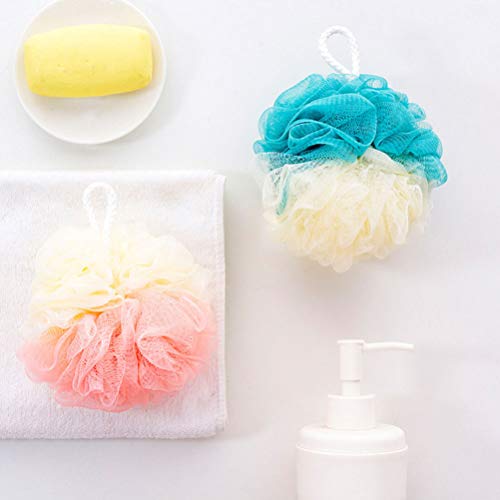 Esponjas esfoliantes multicoloridas Healifty para mulheres e homens