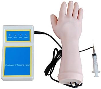 Advanced Electric Training Hand Model for IV Injection, Blood Transfusion and Other Puncture Practices with Alarm System