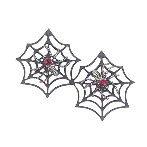 Brincos femininos, LAIN, 1 par de brincos de aranha para mulheres, homens, punk, morcego, estrelas,