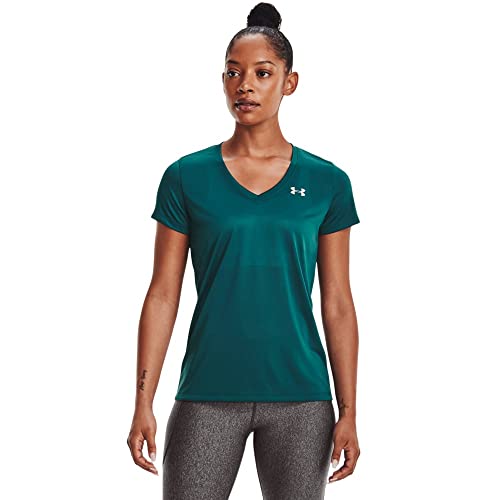 Image of Under Armour Womens Tech V-Neck Short-Sleeve T-Shirt
