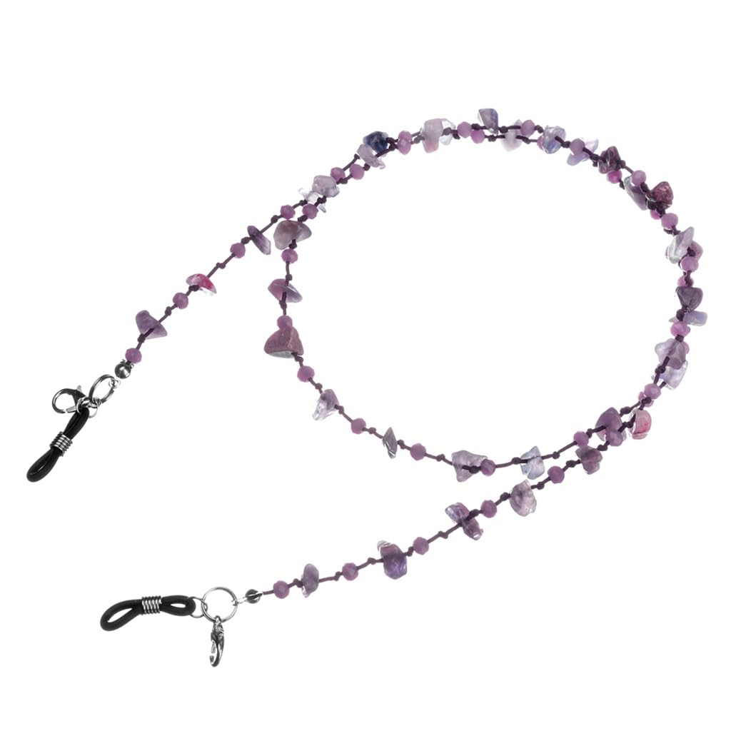 Cuentas Azules Irregulares Encanto Lectura Gafas de Sol cordón Correa Collar anteojos Cadena cordón(3-Pack)