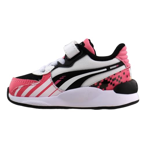 PUMA Toddler Girls Sega Sonic Rs 9.8 X Slip On Sneakers Shoes Casual - Black, Pink, White4