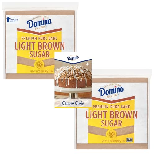 Domino® Light Brown Sugar, 2 lb Zipper Bag (2-Pack) -