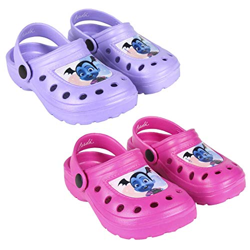 Takestop - Chanclas de la película Disney Crocs para niña Rosa Size: 31 EU