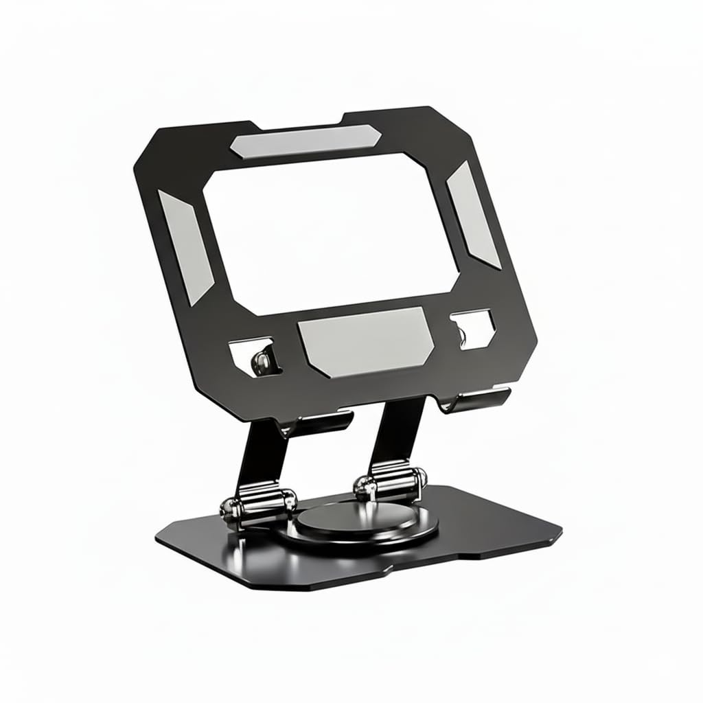 Aluminium Tablet Stand Holder with 360° Rotating Base, Multi Angle Adjustments Compatible for iPad Pro | 11 | 10.9 | 10.2 | Air | Mini, Samsung Galaxy Tab, Lenovo Pad and All Tablets-image-29
