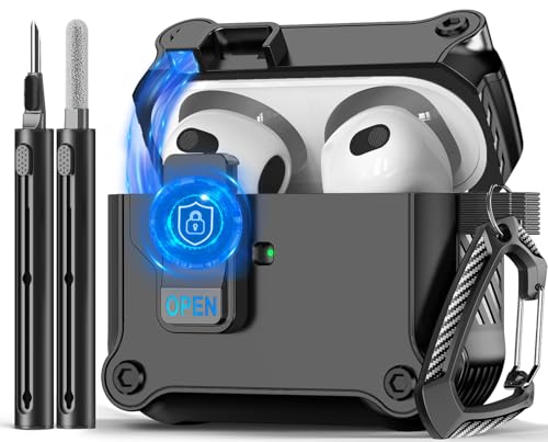 Pohgelan AirPods3P[XJo[ N[i[Lbgt ZLAbNNbvی XibvXCb`fUC Apple Airpod 3[dP[Xp ubN