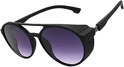 Óculos de Sol Redondo Steampunk Retrô Vintage Premium Proteção UV400 em Acetato Italiano Estilo Clássico Moderno Unissex Masculino Feminino - Modelo Floripa - Cacife Brand