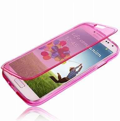 HQ-CLOUD Etui Housse Coque A Rabat en Gel Silicone pour Samsung Galaxy Grand Plus I9060 I9062 I9060I - Rose