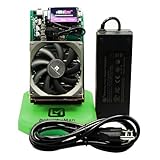 Bitcoins Miner NerdQaxe++ 4.8TH/s ASIC Miner & Crypto Miner - Solo Miner for BTC, 2.4Gwifi,Open-Source,SHA-256, Low Power 98W, Silent Home Mining with Bitaxe Technology (Green)