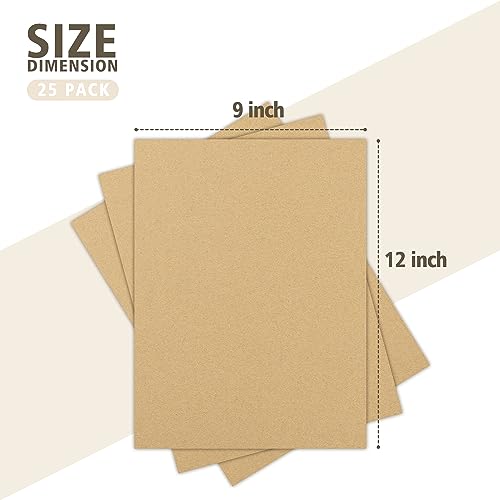 Image of Golden State Art 9x12 Corrugated Cardboard Sheets, 25 Pack | Flat Cardboard Pads, For Packing, Mailing, Moving, Shipping, Crafts