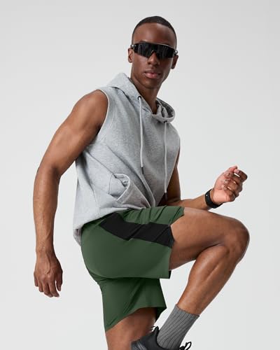 maamgic Men's Running Athletic Shorts 5"/7" Quick Dry Stretch Workout Gym - Image 2