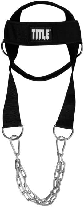 Title Boxing Nylon Head Harness 2.0 - Fitness, Weight Training, Boxing Improvement, Boxing Training, Boxing Exercise, Weighted Boxing Gear, Weighted Fitness Equipment, Neck Strengthener