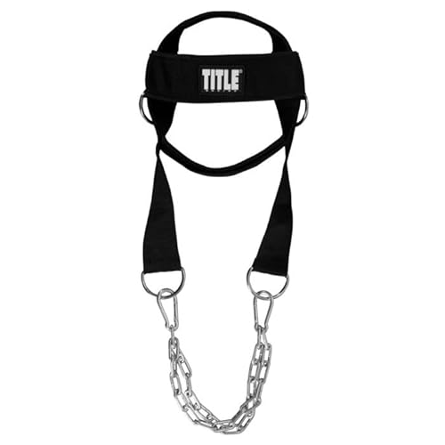 Title Boxing Nylon Head Harness 2.0 - Fitness, Weight Training, Boxing Improvement, Boxing Training, Boxing Exercise, Weighted Boxing Gear, Weighted Fitness Equipment, Neck Strengthener